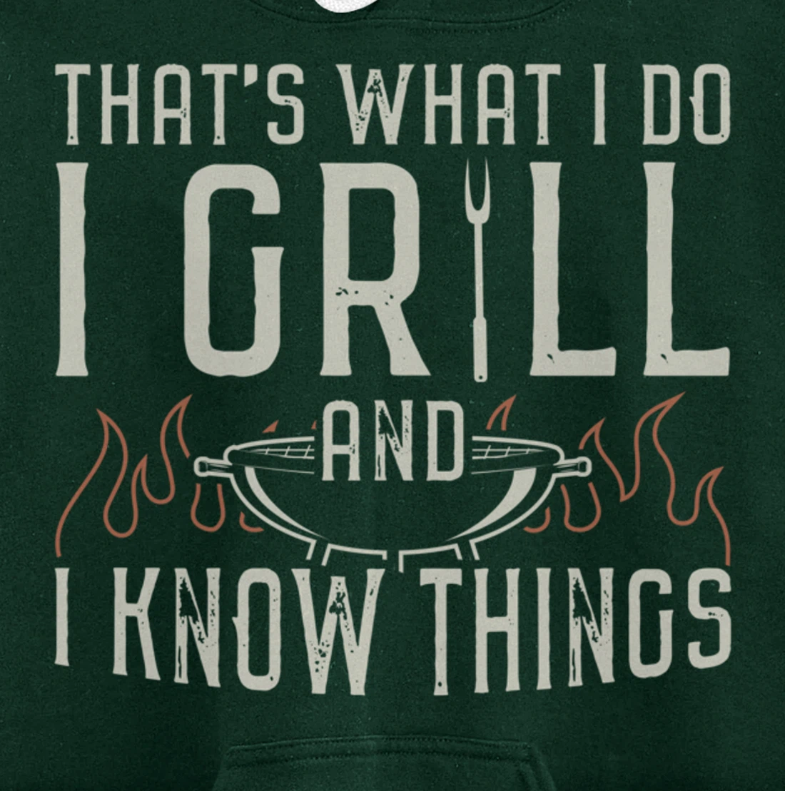 Funny Barbecue Live Love Graphic Women Men Meat Smoking BBQ Pullover Hoodie