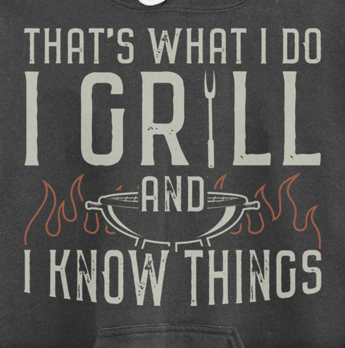 Funny Barbecue Live Love Graphic Women Men Meat Smoking BBQ Pullover Hoodie