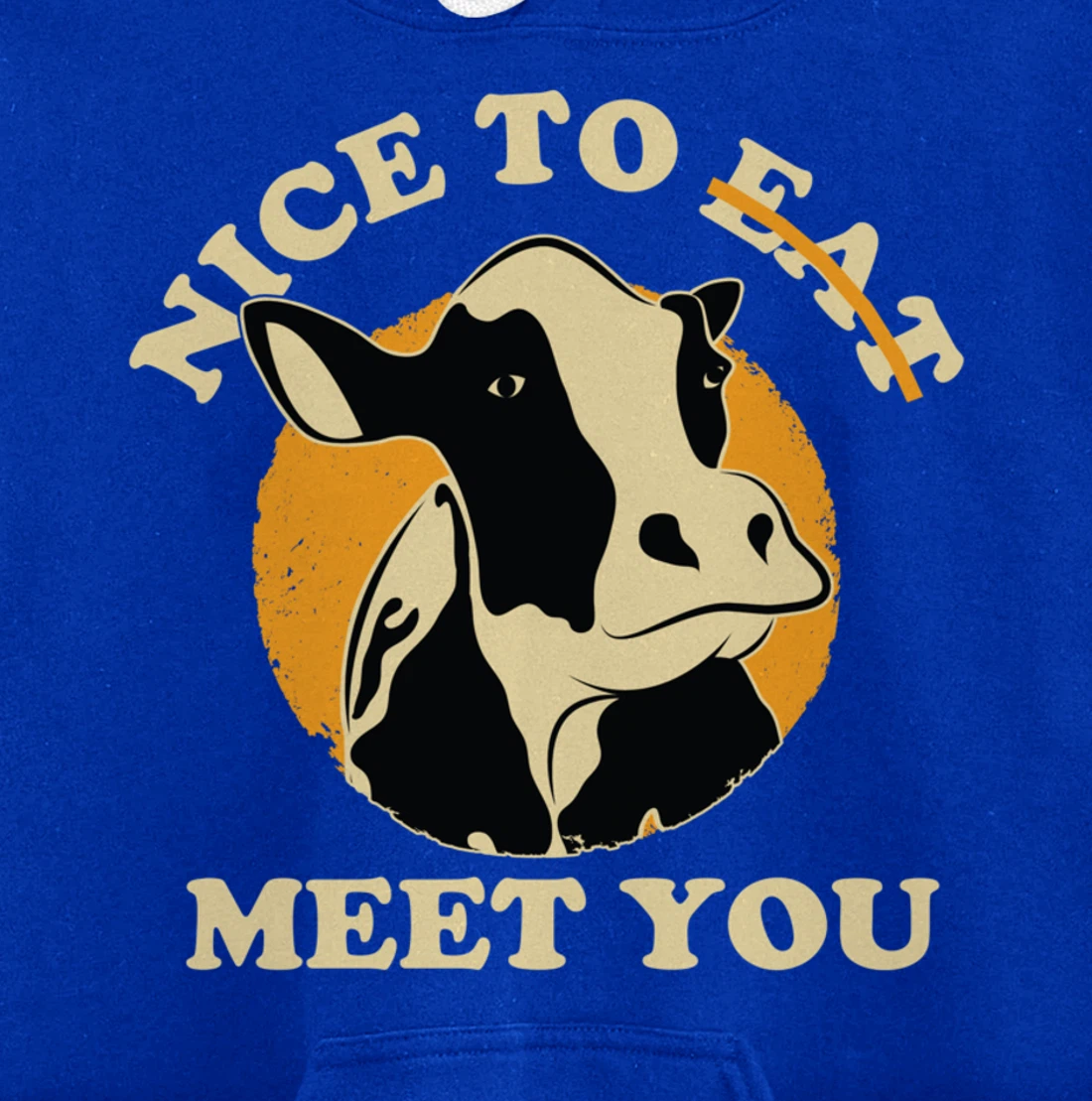 Support Animal Liberation Rights Vegan Activism Cow Graphic Pullover Hoodie