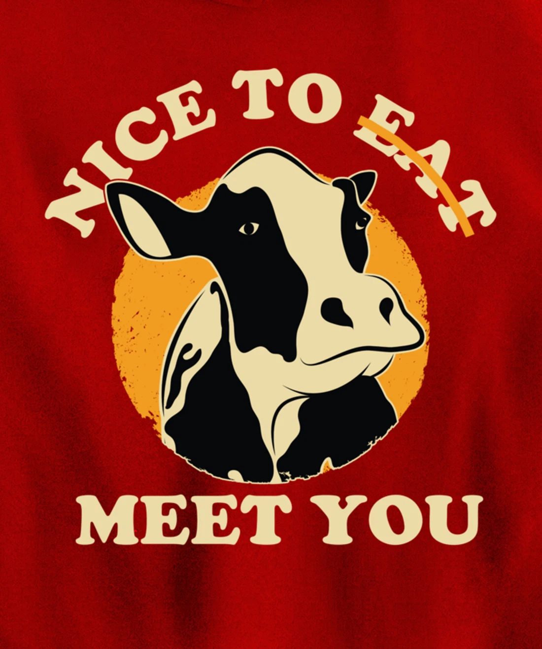 Support Animal Liberation Rights Vegan Activism Cow Graphic Pullover Hoodie