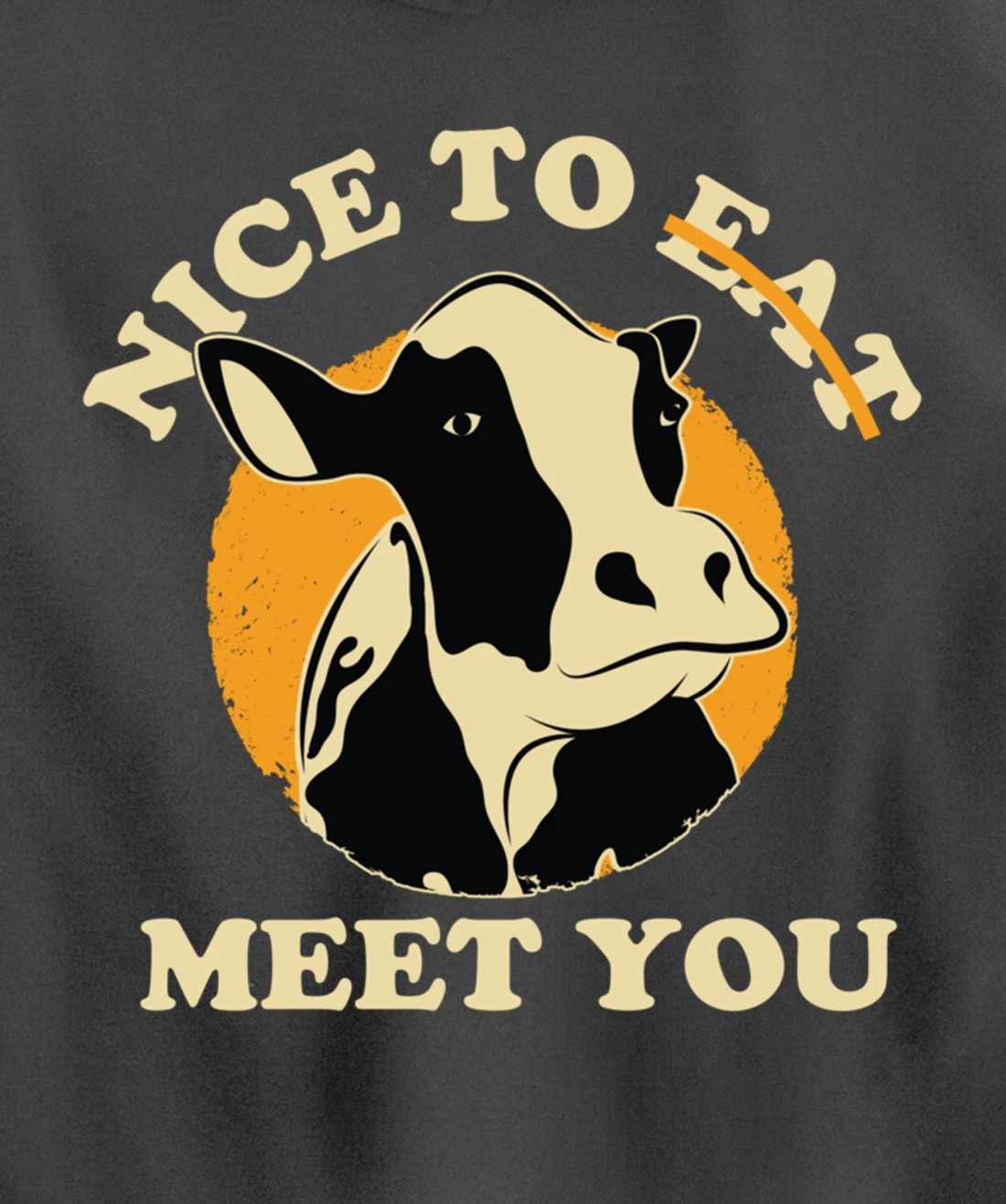 Support Animal Liberation Rights Vegan Activism Cow Graphic Pullover Hoodie