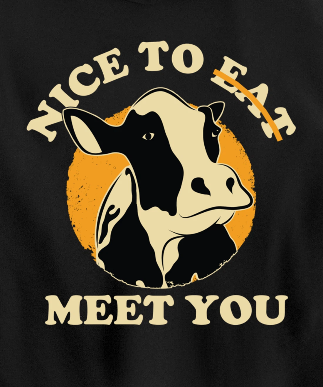 Support Animal Liberation Rights Vegan Activism Cow Graphic Pullover Hoodie