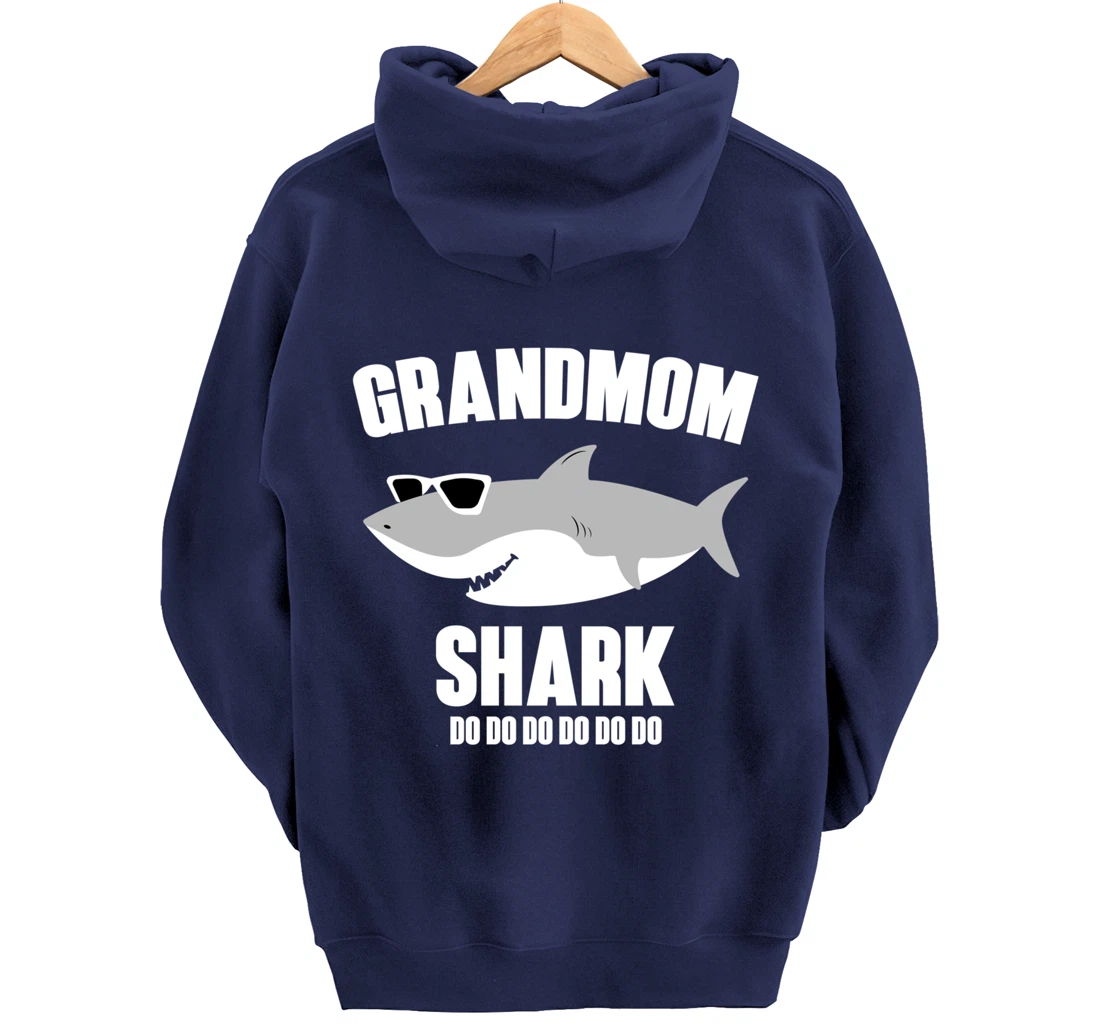 Grandmom Shark Doo Doo Pullover Hoodie