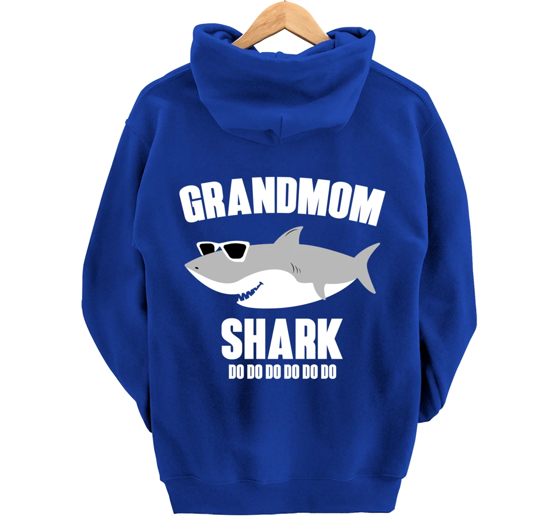 Grandmom Shark Doo Doo Pullover Hoodie