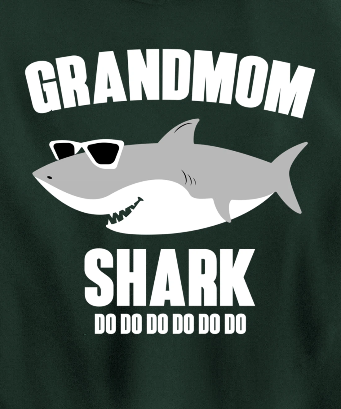 Grandmom Shark Doo Doo Pullover Hoodie