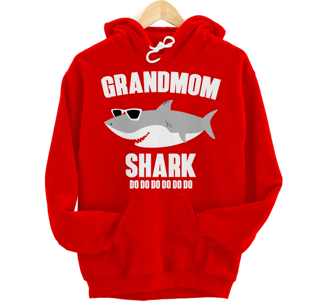 Grandmom Shark Doo Doo Pullover Hoodie
