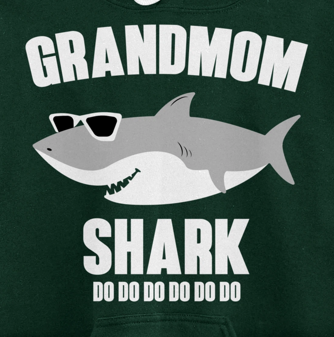 Grandmom Shark Doo Doo Pullover Hoodie