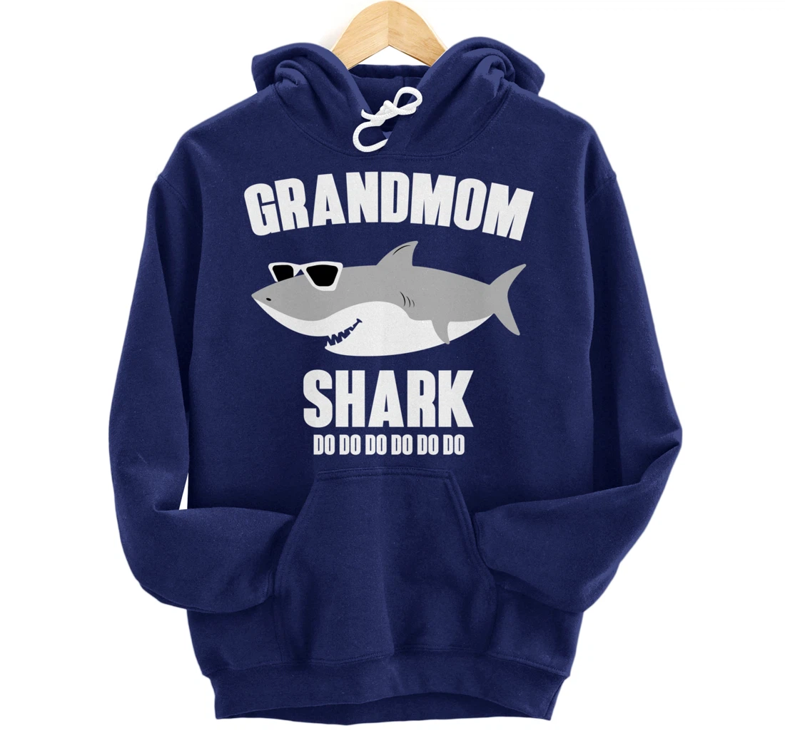 Grandmom Shark Doo Doo Pullover Hoodie