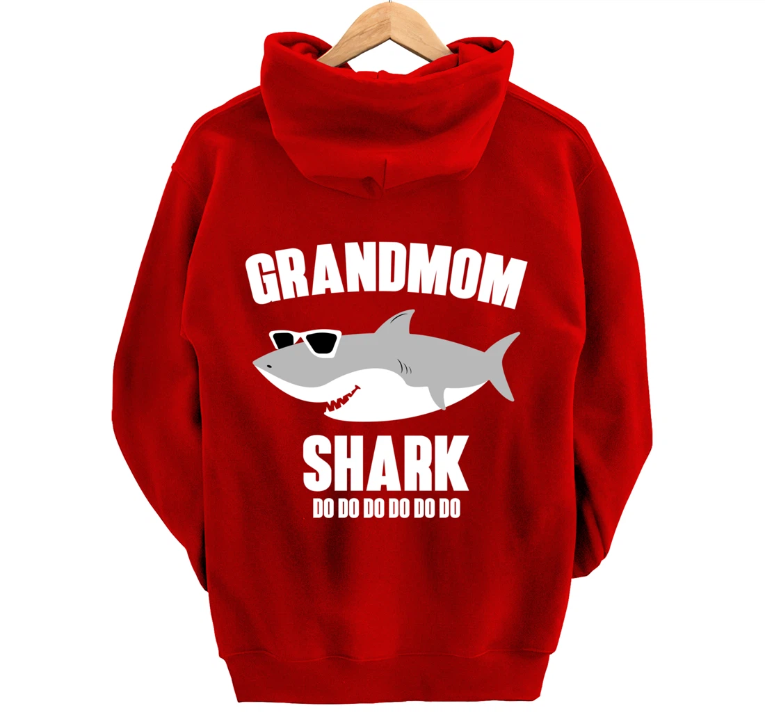 Grandmom Shark Doo Doo Pullover Hoodie