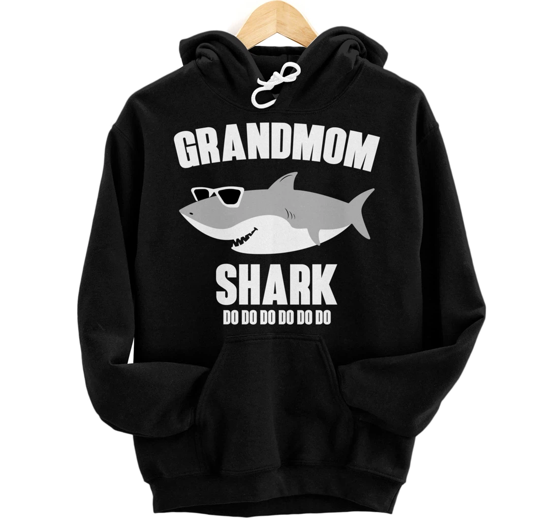 Grandmom Shark Doo Doo Pullover Hoodie