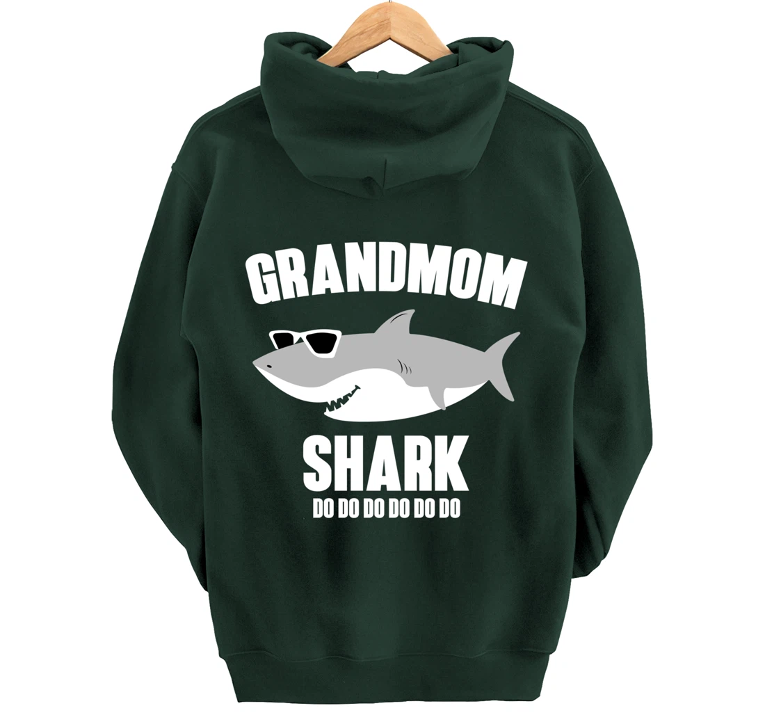 Grandmom Shark Doo Doo Pullover Hoodie