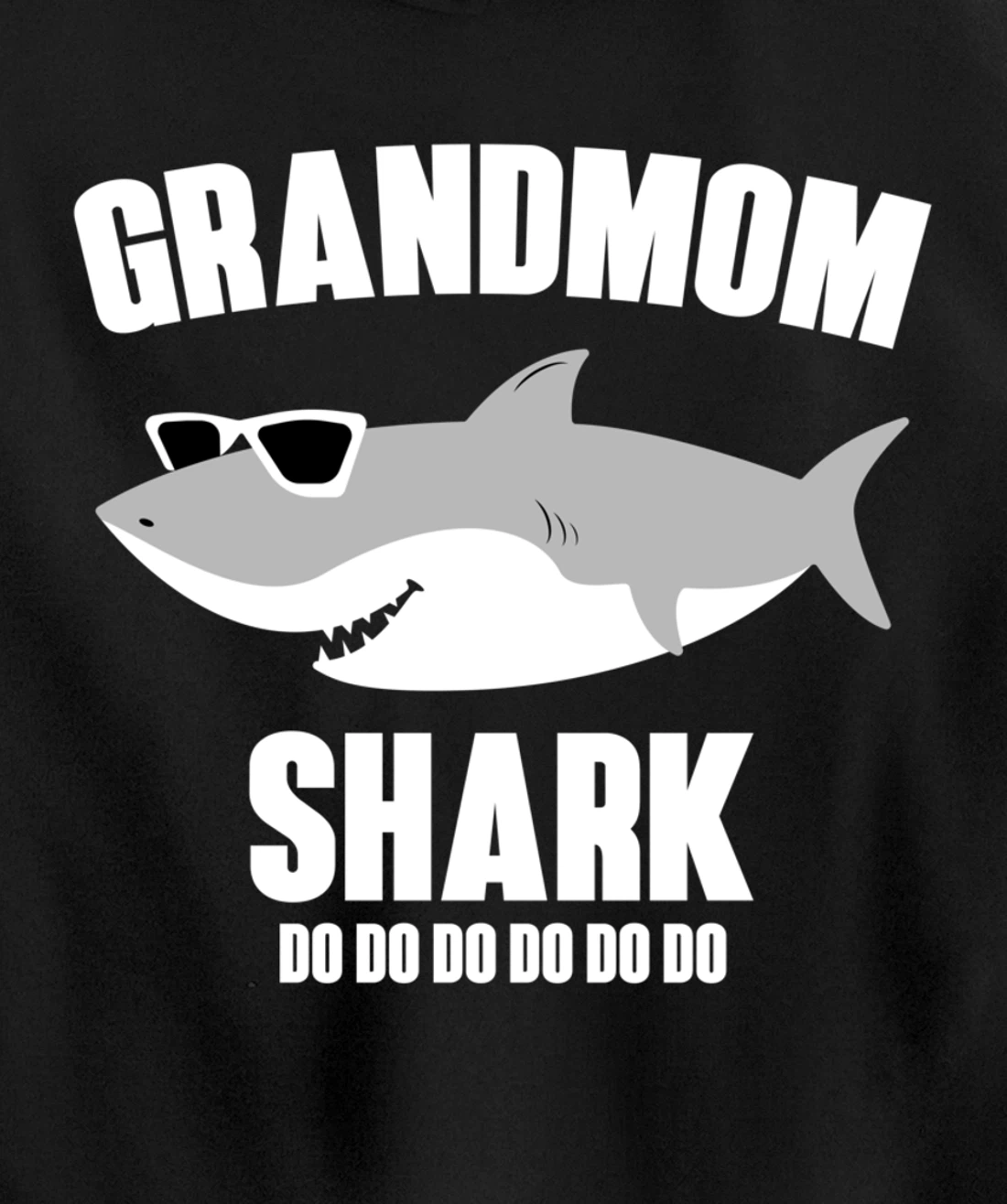 Grandmom Shark Doo Doo Pullover Hoodie