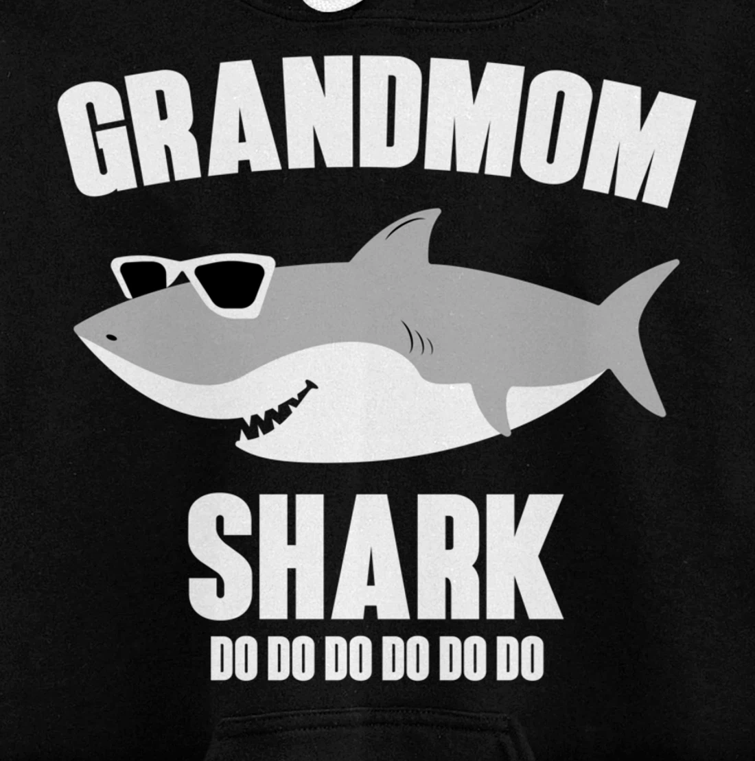 Grandmom Shark Doo Doo Pullover Hoodie