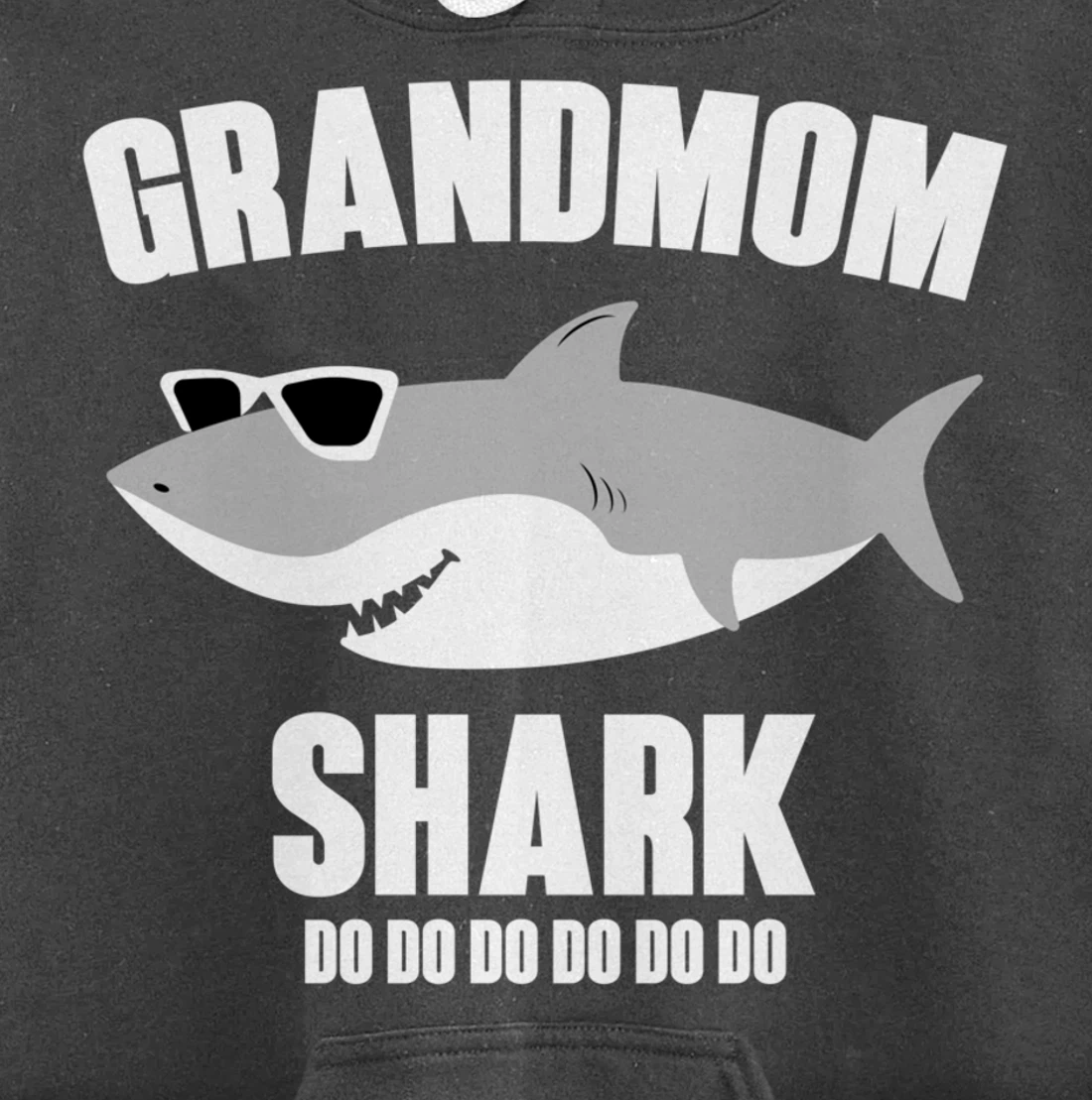 Grandmom Shark Doo Doo Pullover Hoodie