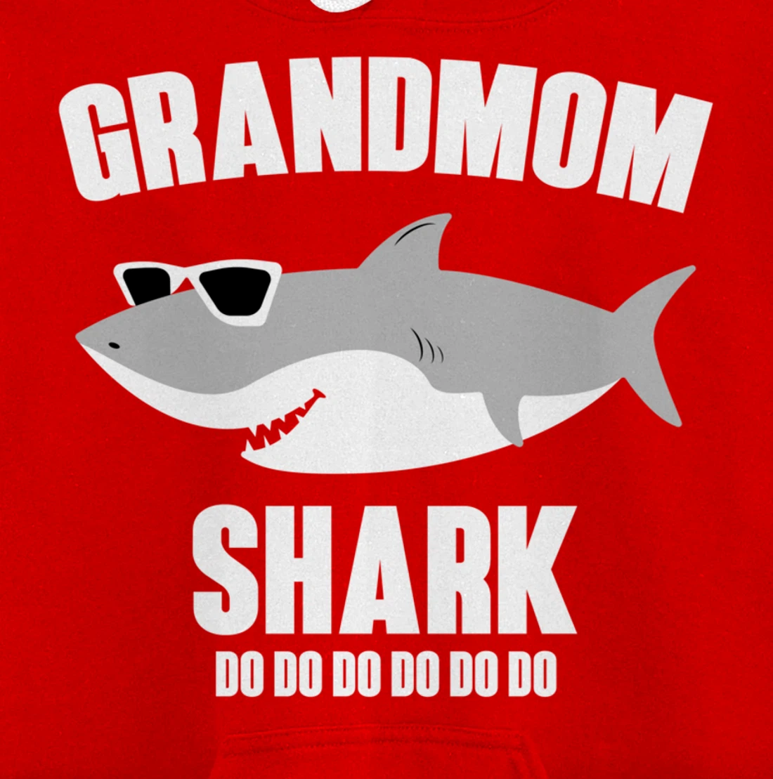 Grandmom Shark Doo Doo Pullover Hoodie