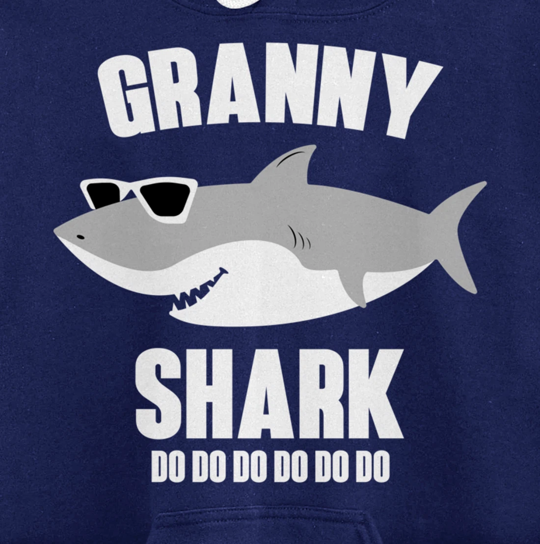 Granny Shark Doo Doo Pullover Hoodie