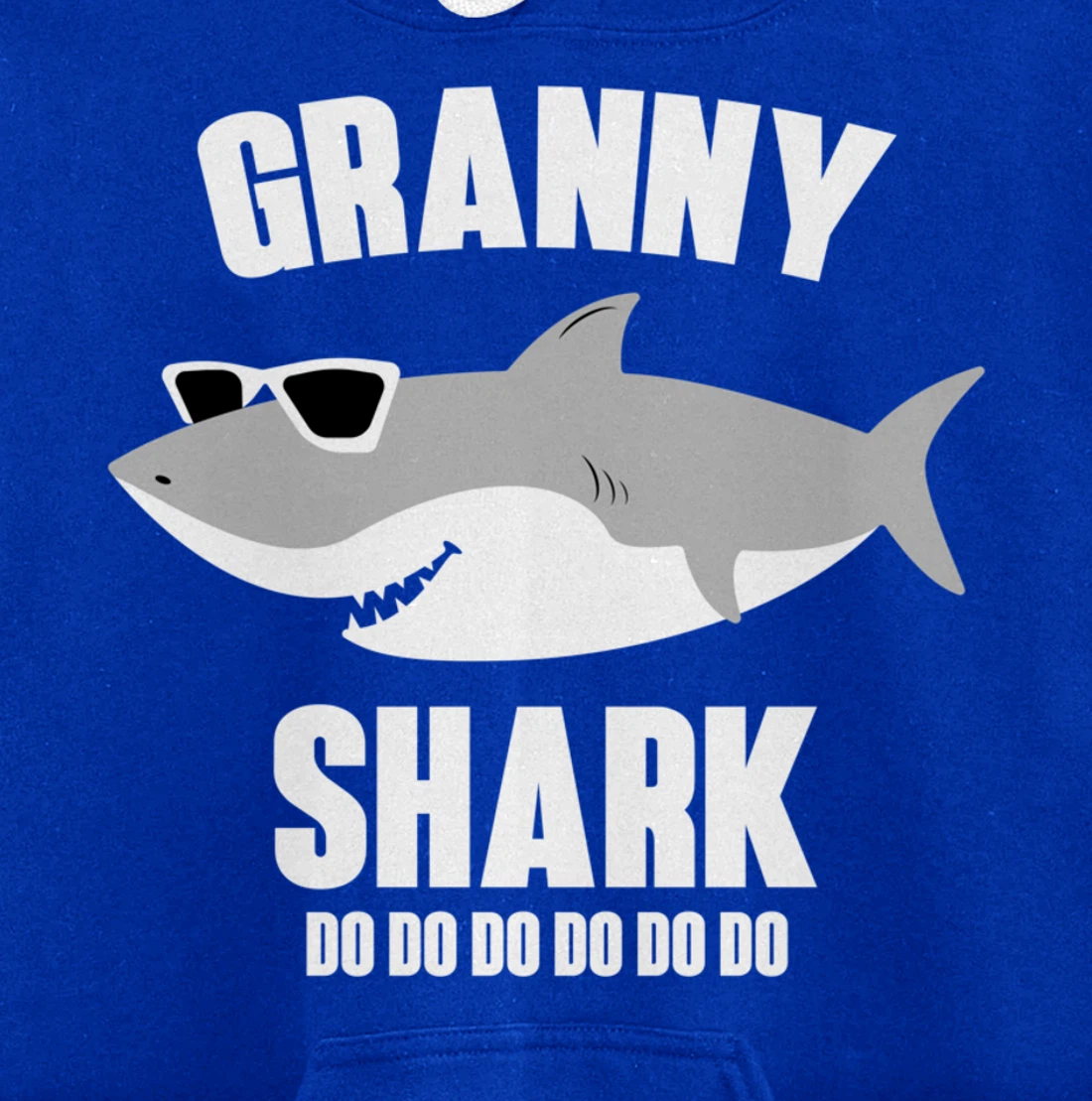 Granny Shark Doo Doo Pullover Hoodie