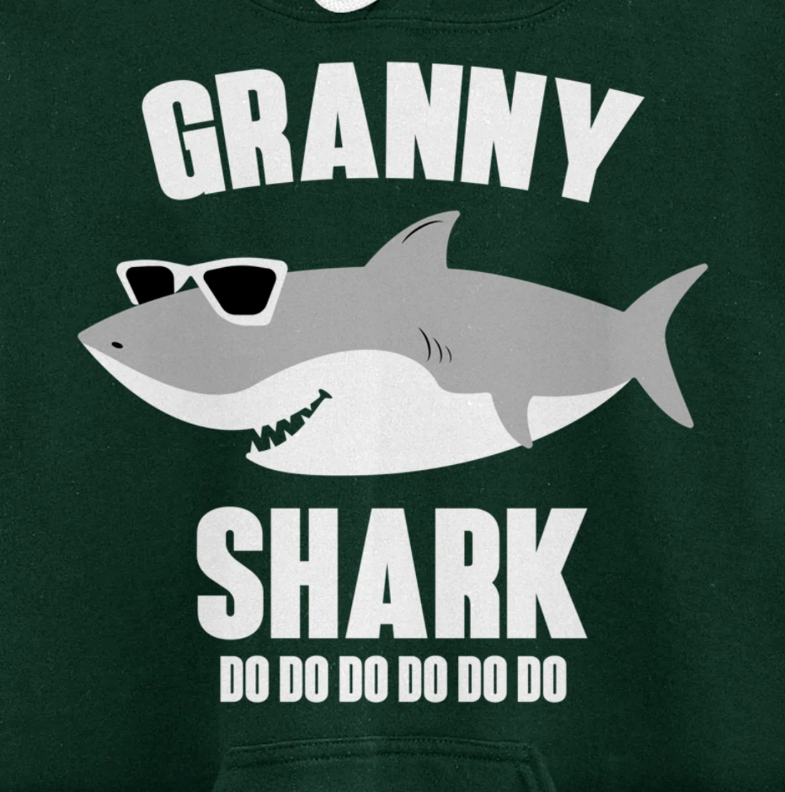 Granny Shark Doo Doo Pullover Hoodie