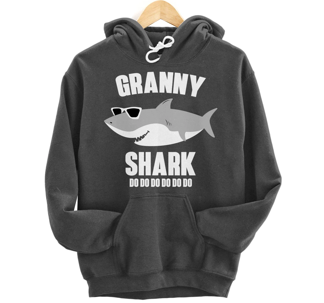 Granny Shark Doo Doo Pullover Hoodie
