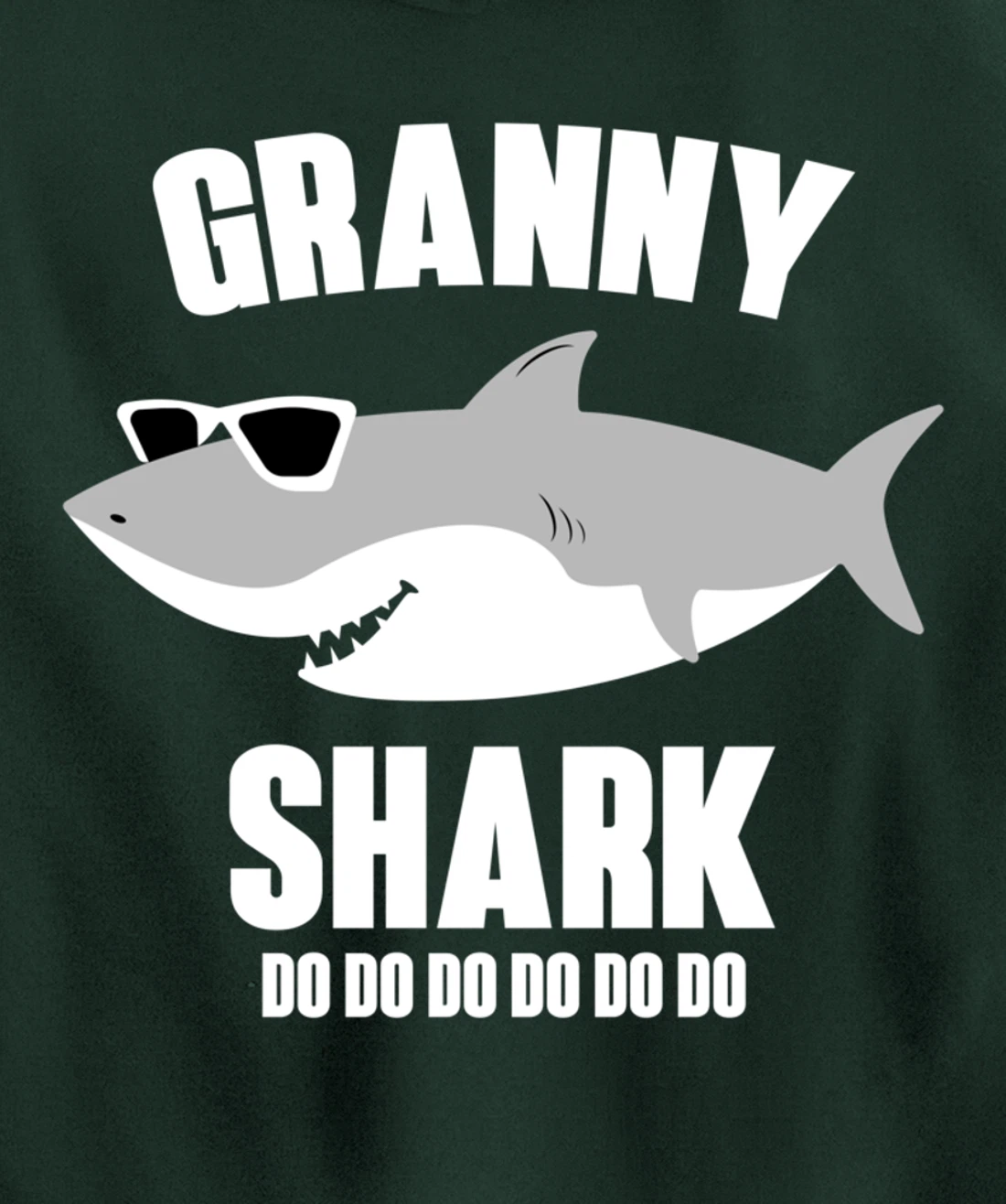 Granny Shark Doo Doo Pullover Hoodie