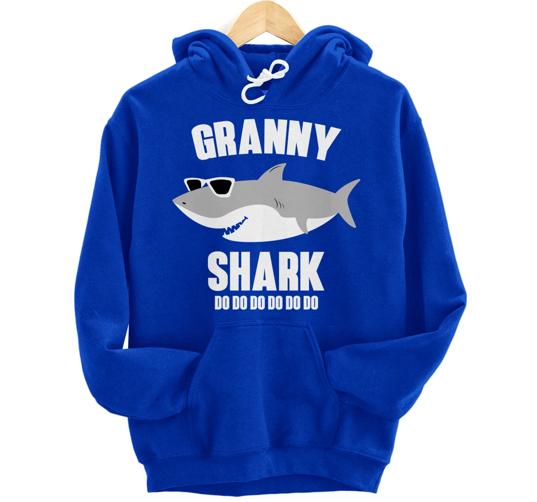 Granny Shark Doo Doo Pullover Hoodie