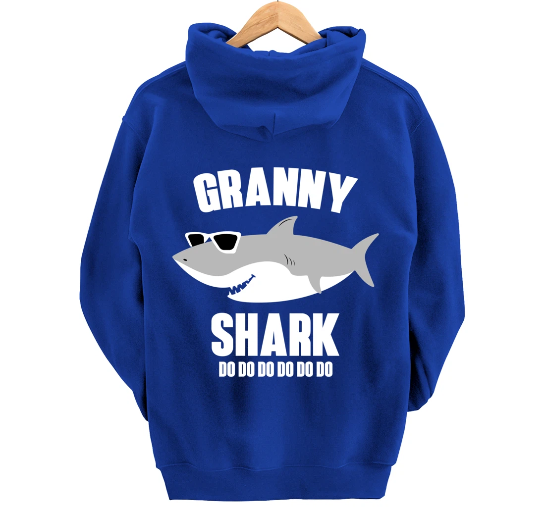 Granny Shark Doo Doo Pullover Hoodie