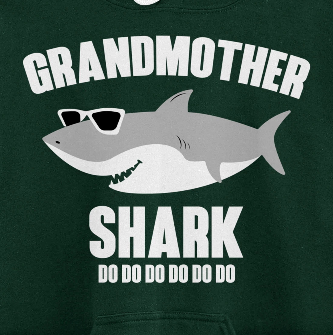 Grandmother Shark Doo Doo Pullover Hoodie