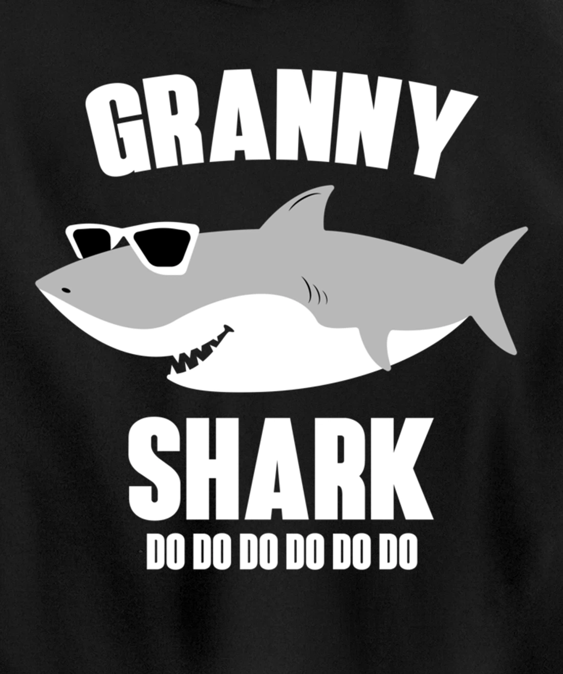 Granny Shark Doo Doo Pullover Hoodie