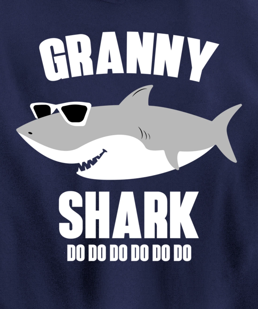 Granny Shark Doo Doo Pullover Hoodie
