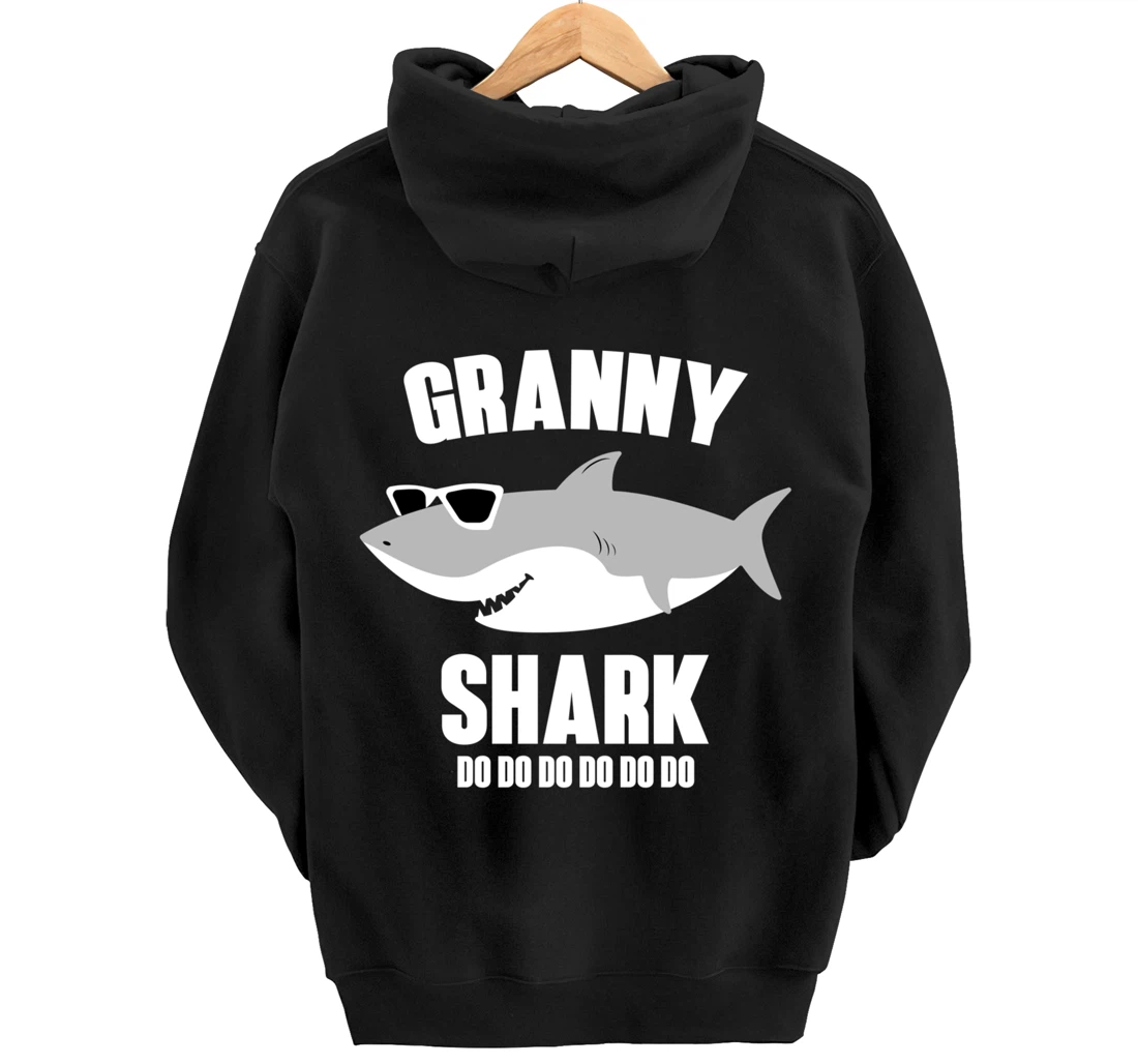Granny Shark Doo Doo Pullover Hoodie