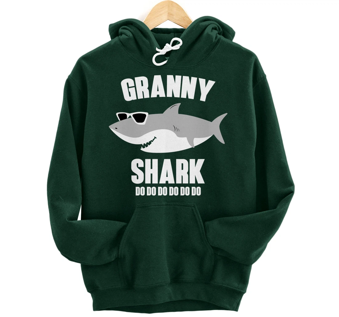 Granny Shark Doo Doo Pullover Hoodie