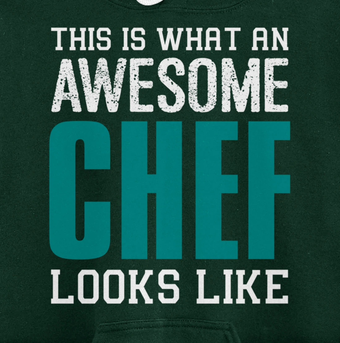This is what an awesome Chef looks like Funny Gift Chef Cook Pullover Hoodie