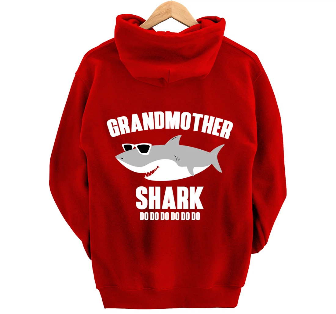 Grandmother Shark Doo Doo Pullover Hoodie