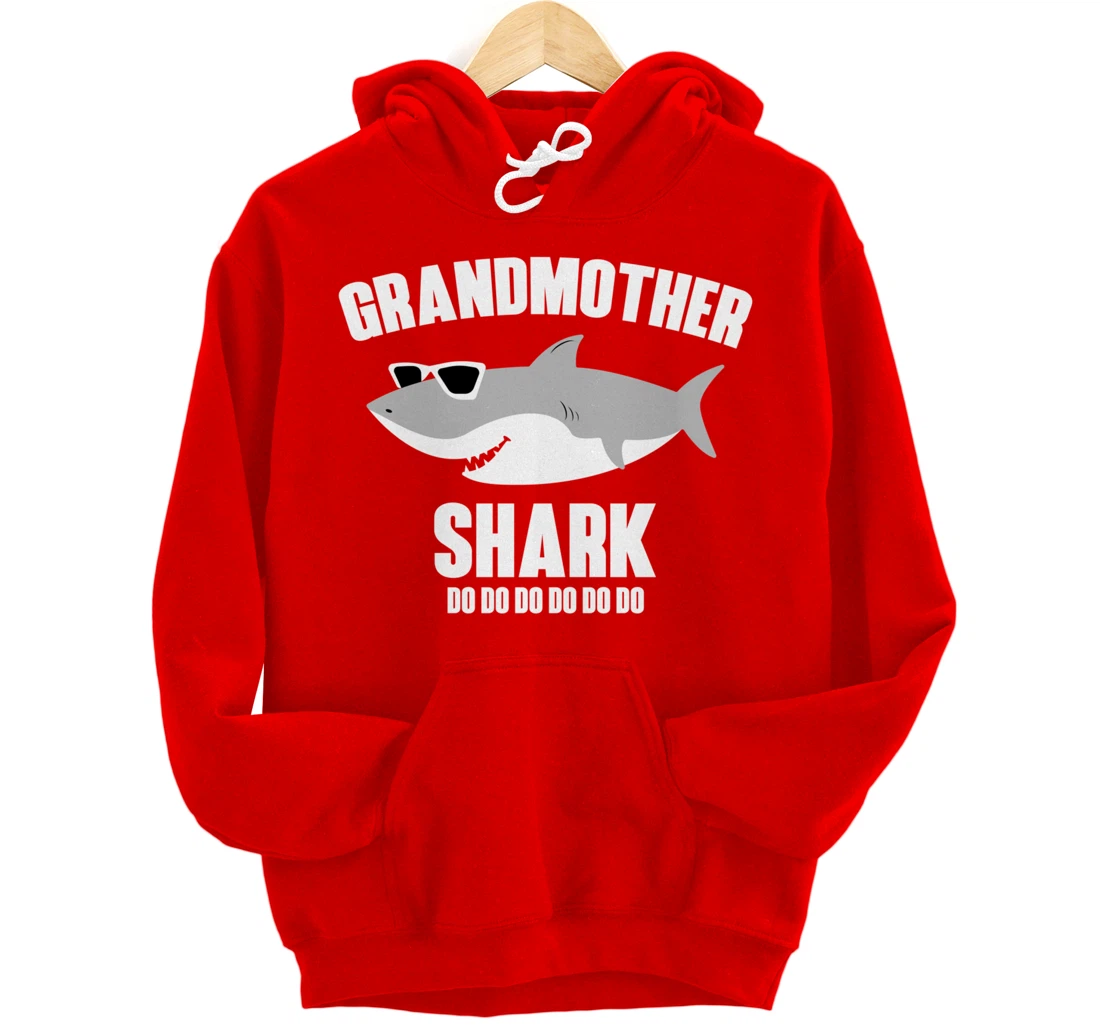 Grandmother Shark Doo Doo Pullover Hoodie