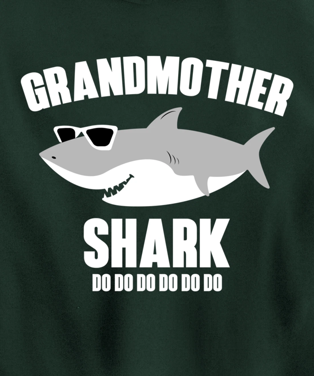 Grandmother Shark Doo Doo Pullover Hoodie