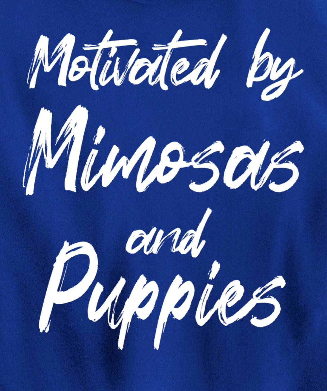 Motivated By Mimosas And Puppies, Funny Mimosa, Funny Puppy Pullover Hoodie