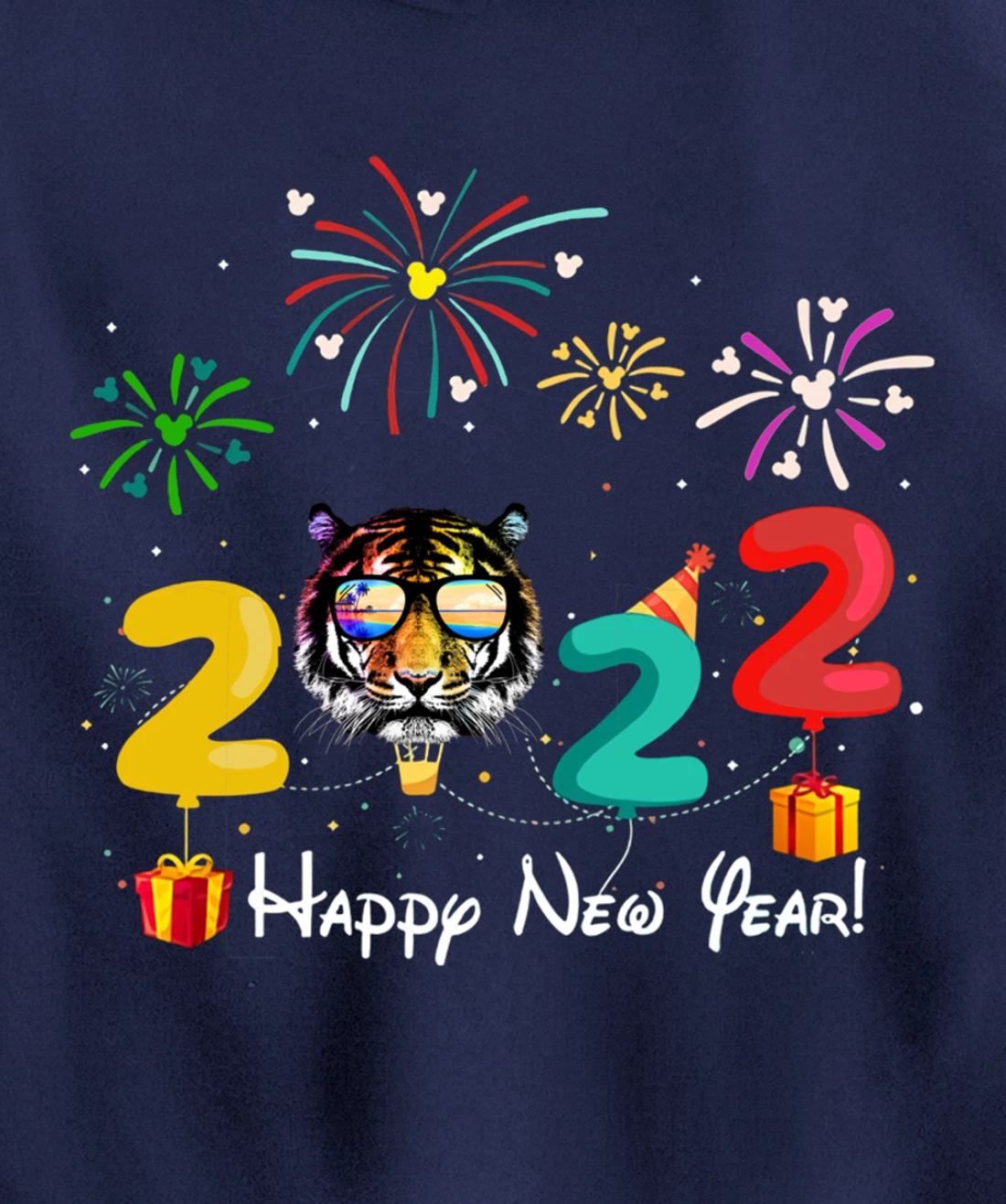 Funny Happy New Year 2022 New Years Eve Goodbye 2021 Tee Pullover Hoodie