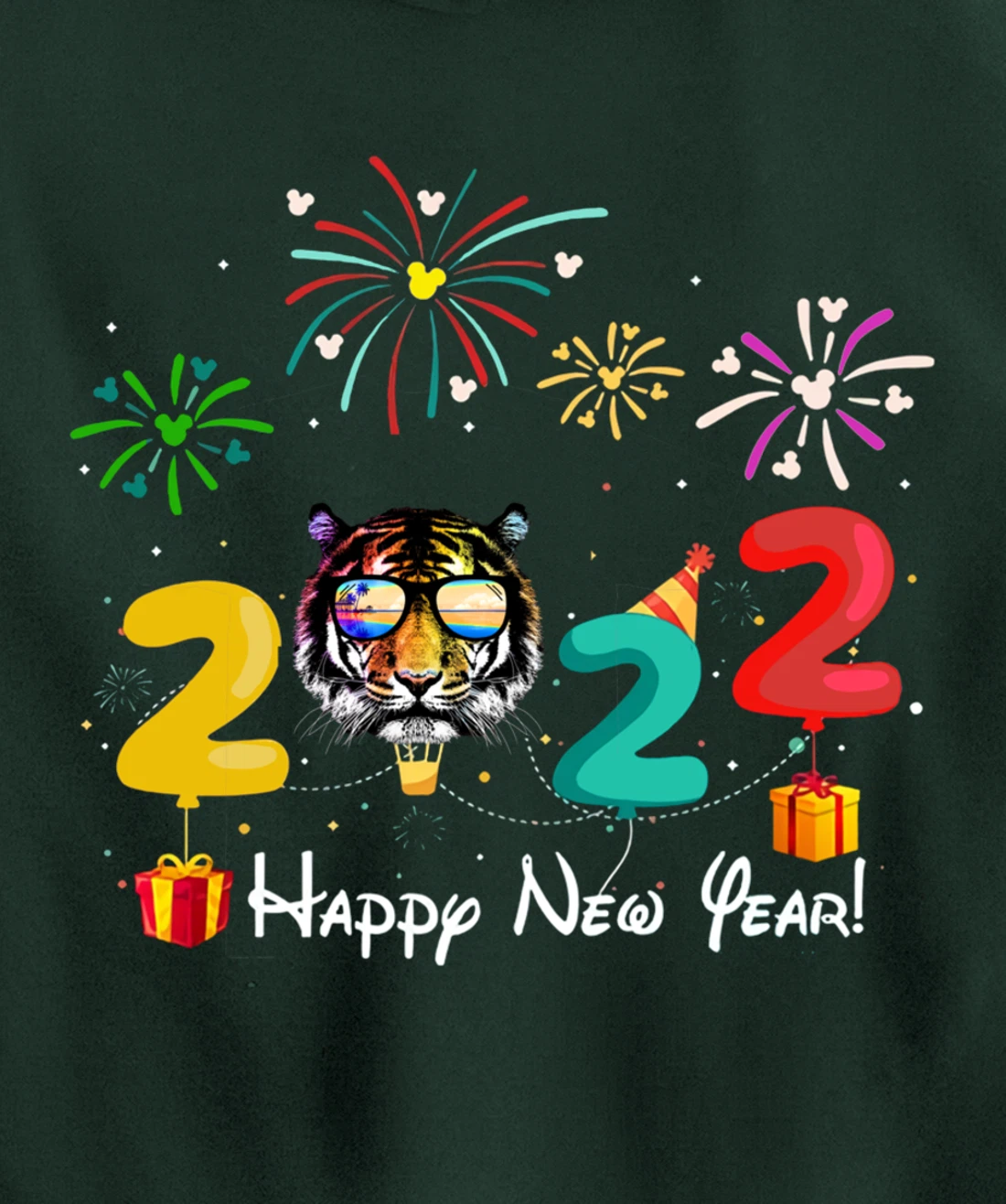 Funny Happy New Year 2022 New Years Eve Goodbye 2021 Tee Pullover Hoodie