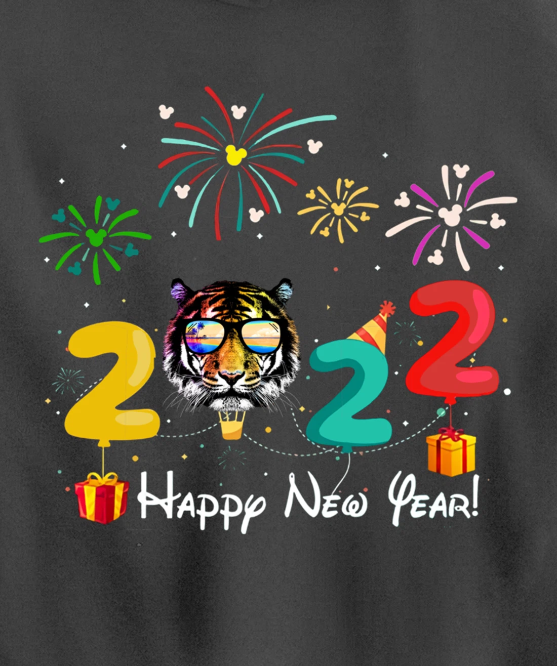 Funny Happy New Year 2022 New Years Eve Goodbye 2021 Tee Pullover Hoodie
