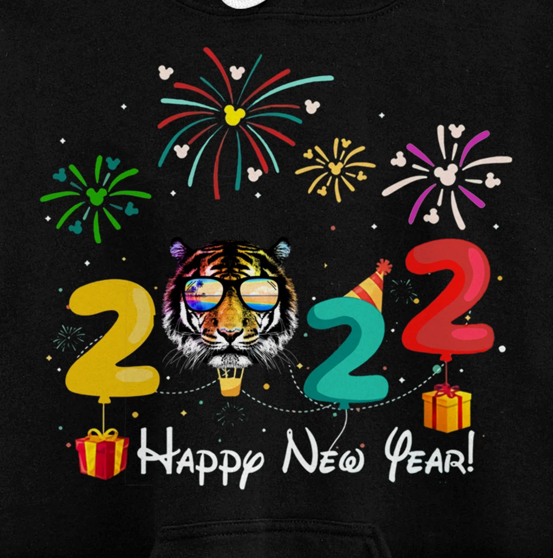 Funny Happy New Year 2022 New Years Eve Goodbye 2021 Tee Pullover Hoodie