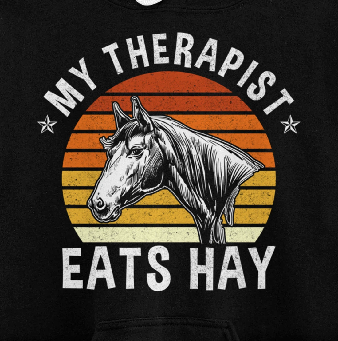 Funny Horse Graphic Women Girls Horseback Riding Horse Lover Pullover Hoodie