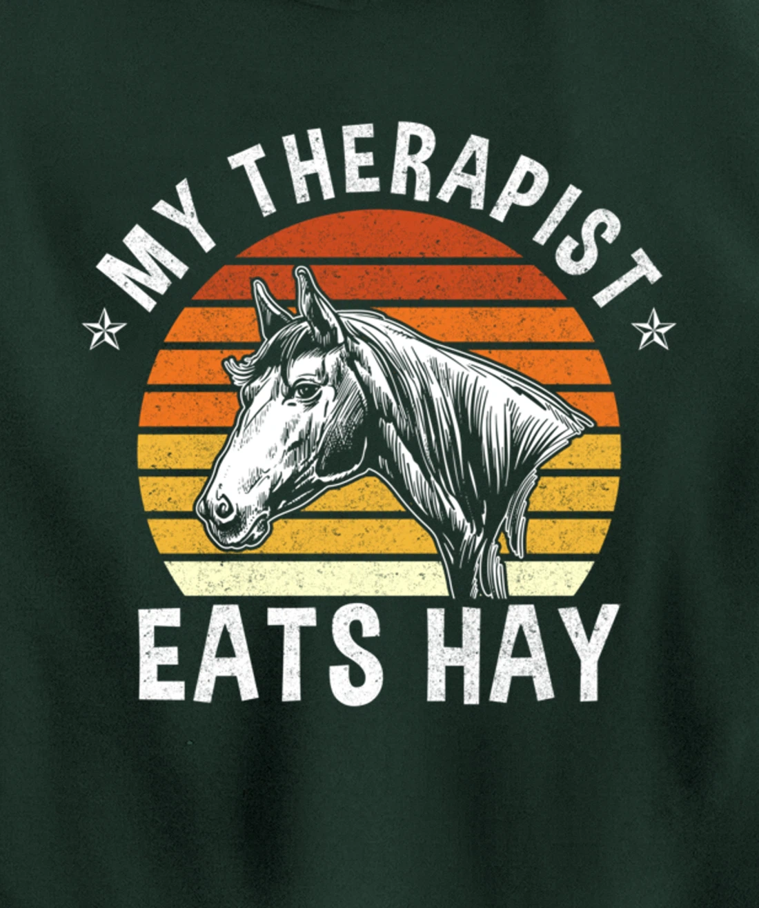 Funny Horse Graphic Women Girls Horseback Riding Horse Lover Pullover Hoodie