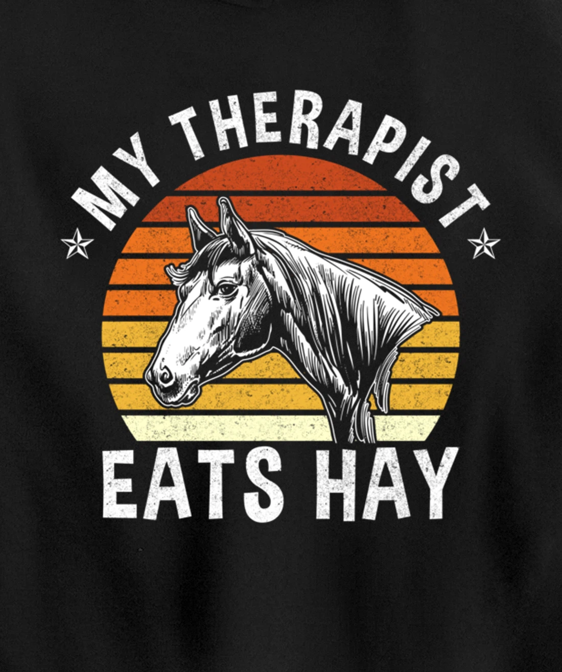 Funny Horse Graphic Women Girls Horseback Riding Horse Lover Pullover Hoodie