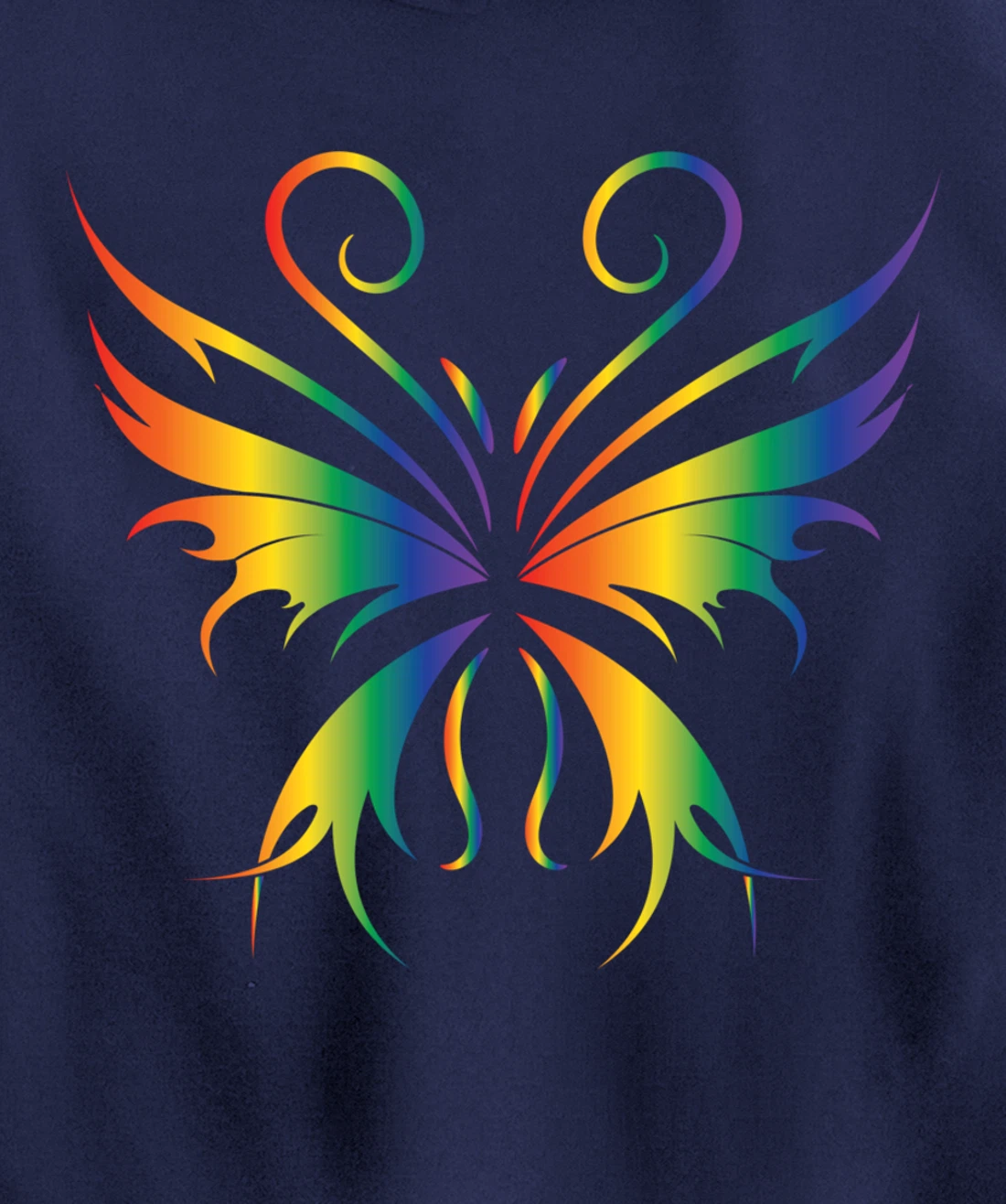 Butterfly Grunge Aesthetic Fairycore Dark Gothic Fairy Core Pullover Hoodie