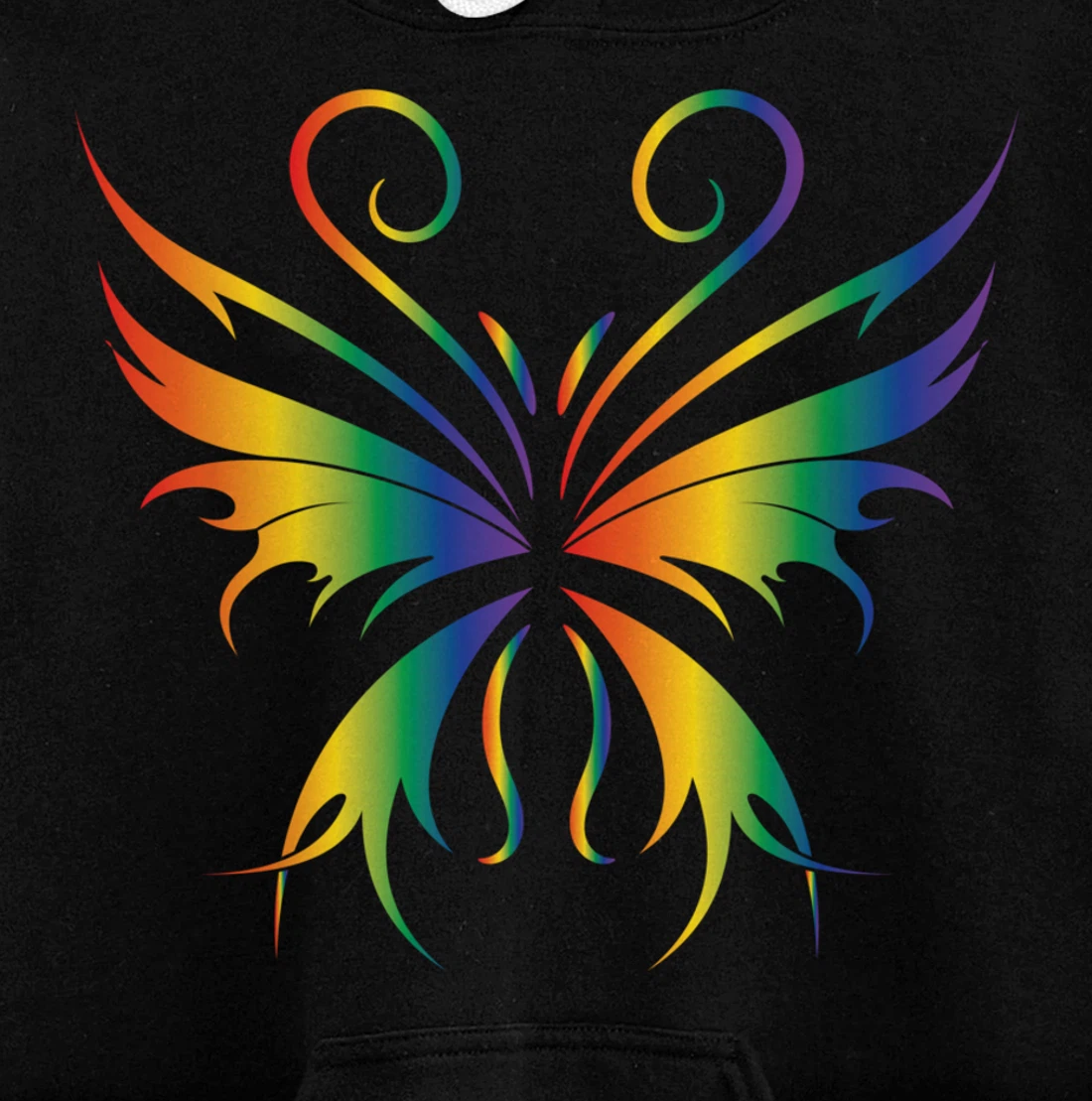 Butterfly Grunge Aesthetic Fairycore Dark Gothic Fairy Core Pullover Hoodie