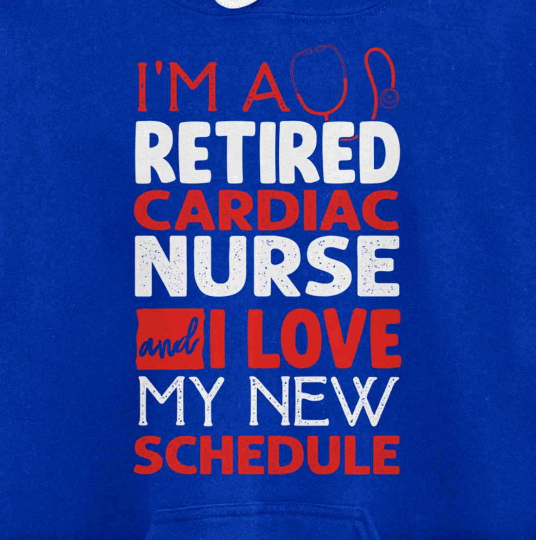 Funny Nursing Fan Graphic Women Men Retired Cardiac Nurse Pullover Hoodie