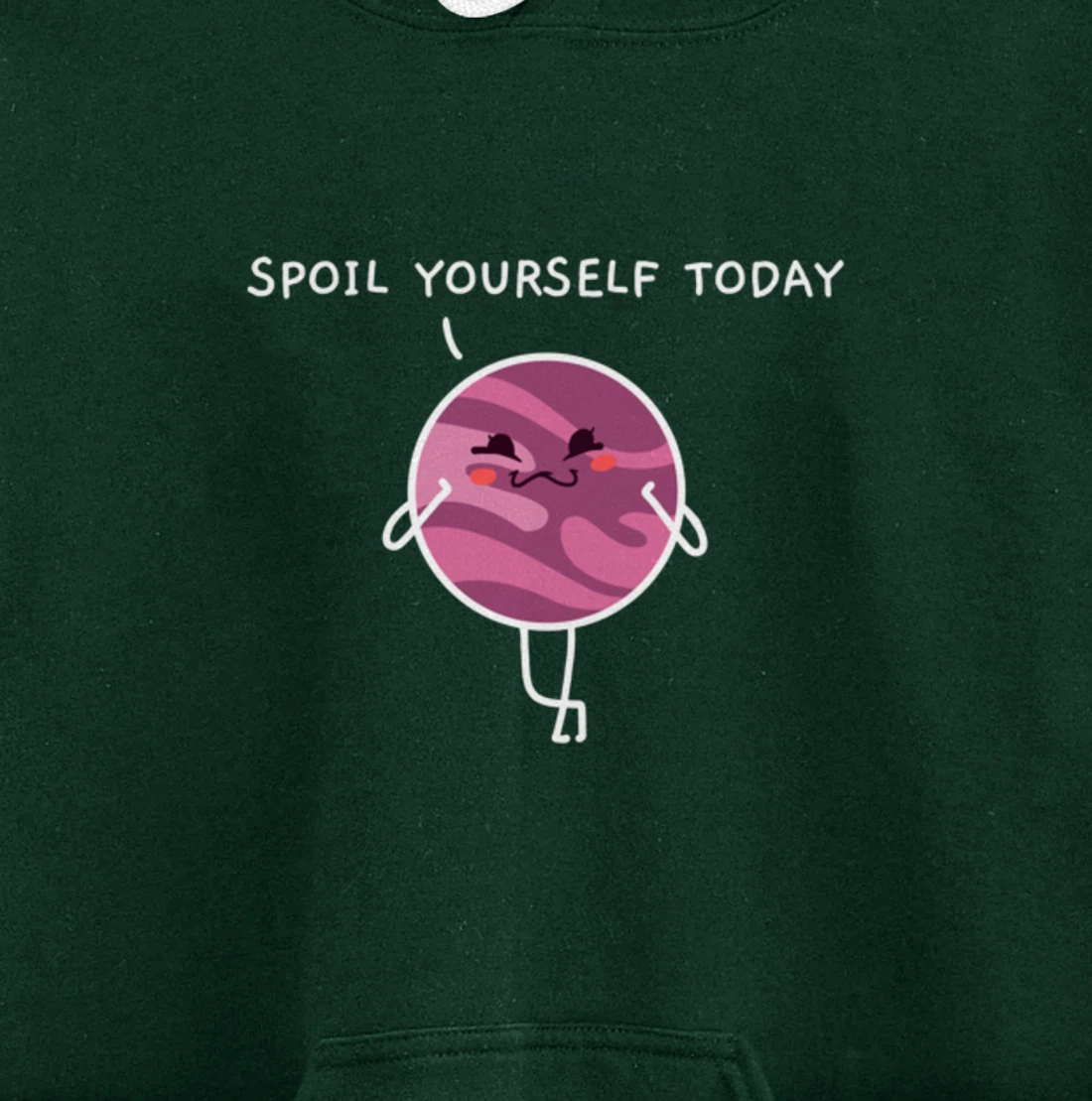 Spoil Yourself Today Bath Bombs Pun Apparel Relaxing Quote Pullover Hoodie