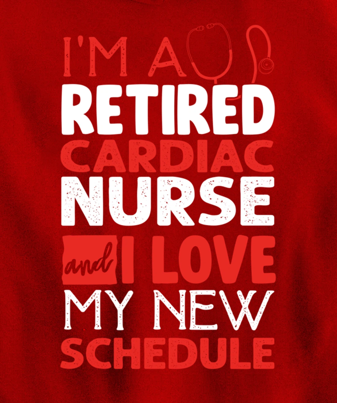 Funny Nursing Fan Graphic Women Men Retired Cardiac Nurse Pullover Hoodie