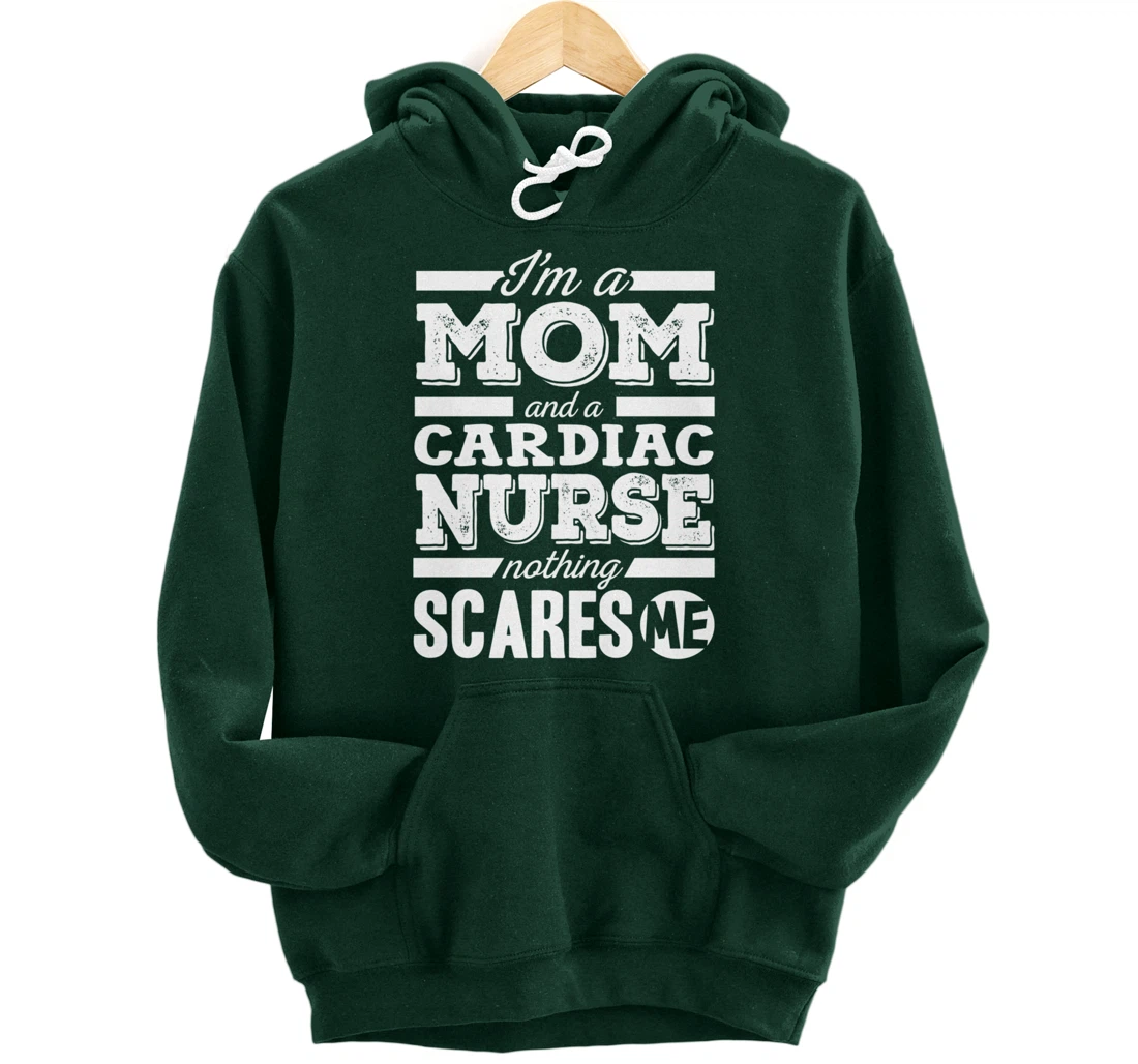 Funny Nursing Lover Mom Graphic Women Mothers Cardiac Nurse Pullover Hoodie