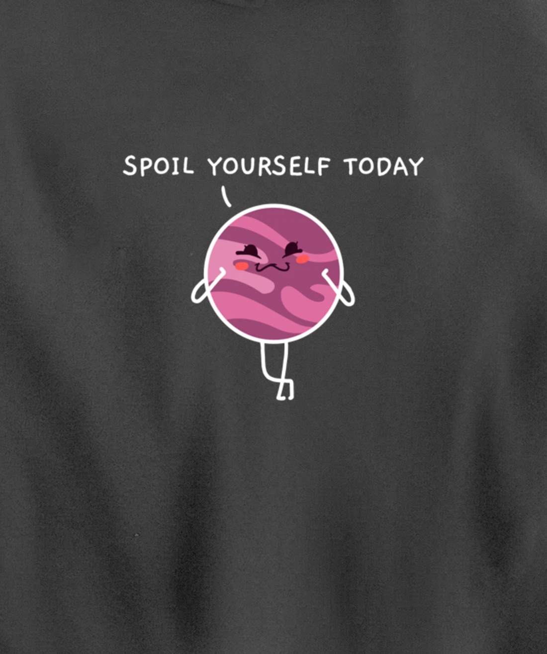 Spoil Yourself Today Bath Bombs Pun Apparel Relaxing Quote Pullover Hoodie